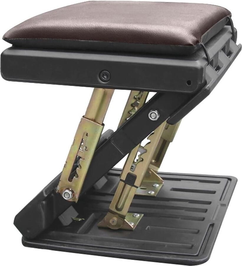 Instelbare Draagbare Voetensteun Verwijderbaar Kussen en Opvouwbaar Voor Onder Bureau Kantoor en Auto