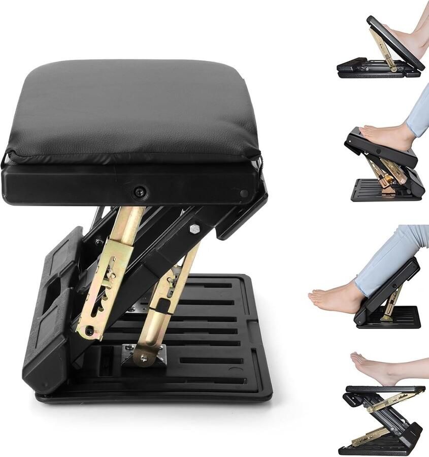 Instelbare Voetsteun voor Onder Bureau Ergonomisch Design 4 Hoogtes