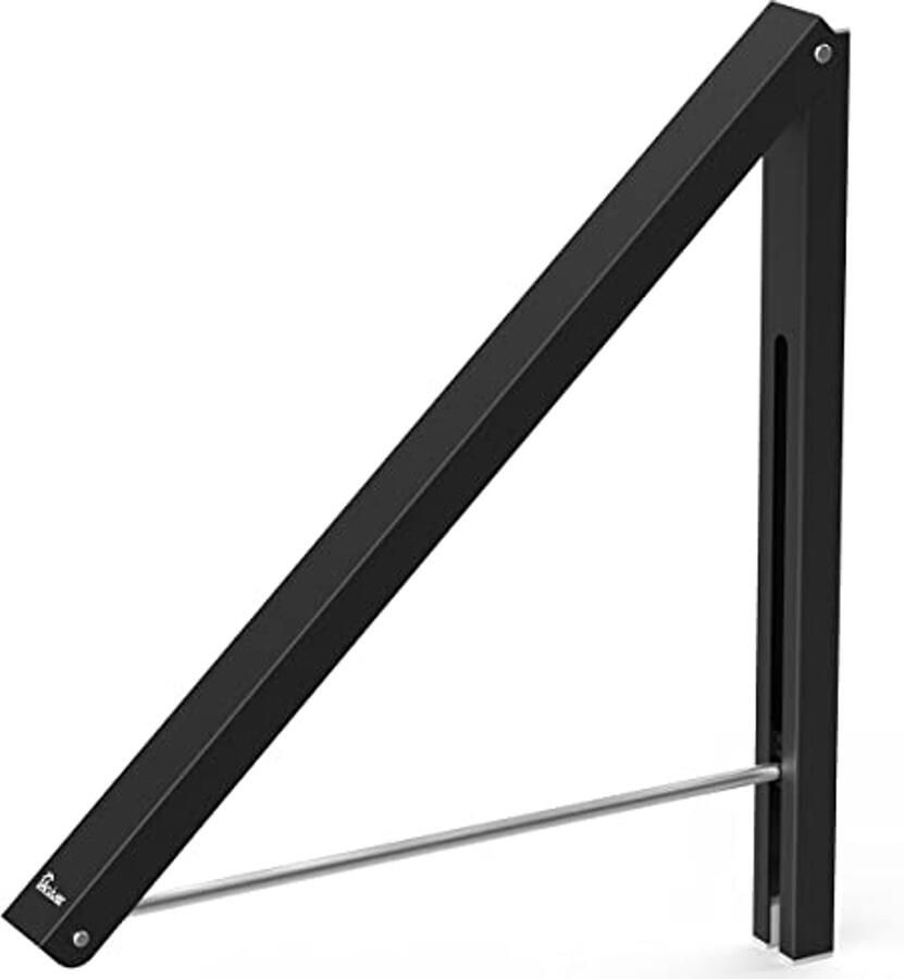 Intrekbaar Kledingrek voor Muurmontage Opvouwbare Kledinghanger voor Efficiënte Opslag