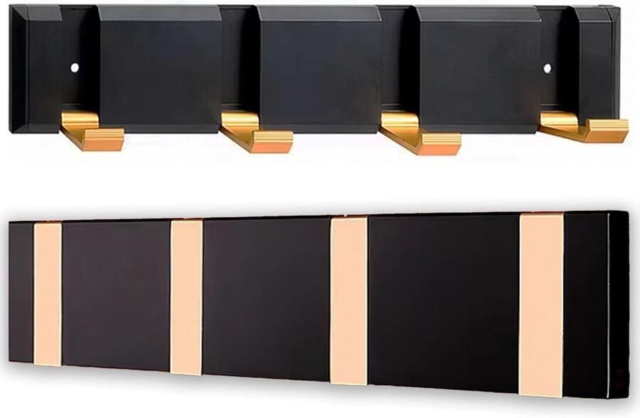 Intrekbare haken stijlvolle wandkapstok multifunctioneel 1 stuk