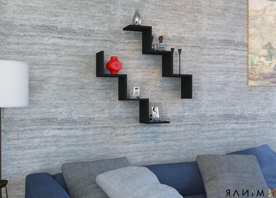 Iris Wandrek set van 2 stuks Home Factory metaal & hout bouwpakket