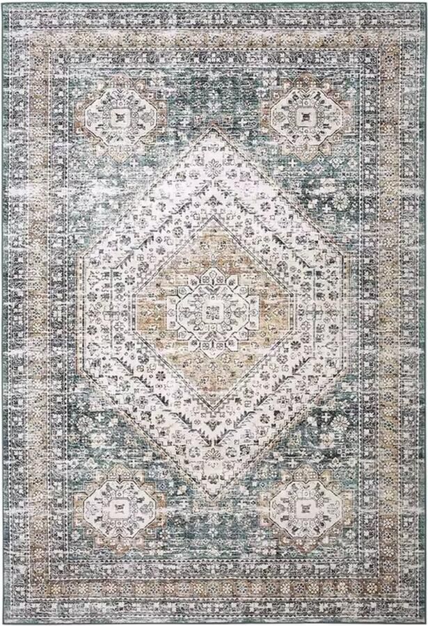 J&R Vloerkleed Tapijt Hoogpolig Matten Woonkamer Zacht Karpet Formaat 160x230 Wasbaar Anti-slip Lichtgrijs