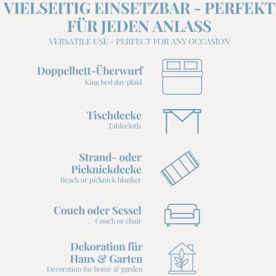 Jacquard Sprei King Size Barok 260 x 260 cm Grijs Elegante Omkeerbare Deken van 100% Katoen Lichtgewicht Woondeken voor Bed en Bank