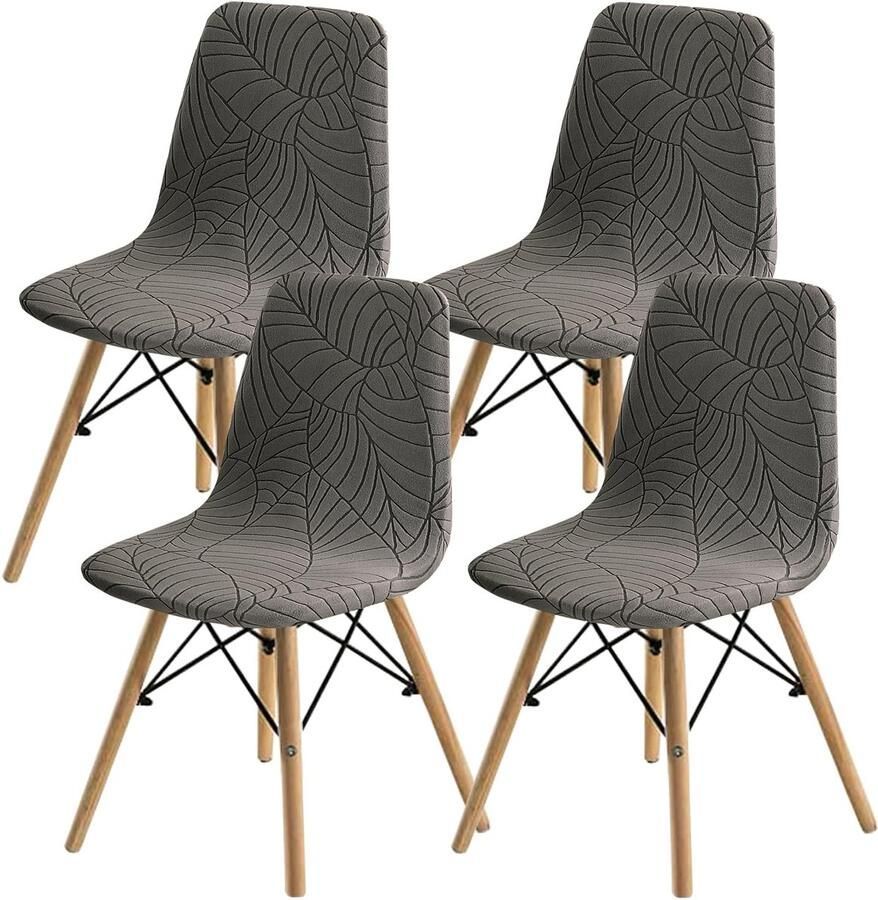 Jacquard Stoelhoes Hoge Elasticiteit Ondersteunt Stoelen 1 stuk Meerdere Kleuren