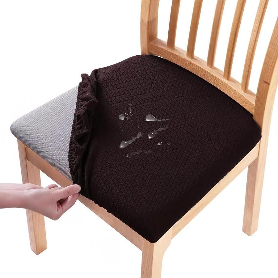 Jacquard Stoelhoes Waterdicht 1 stuk Donkergrijs