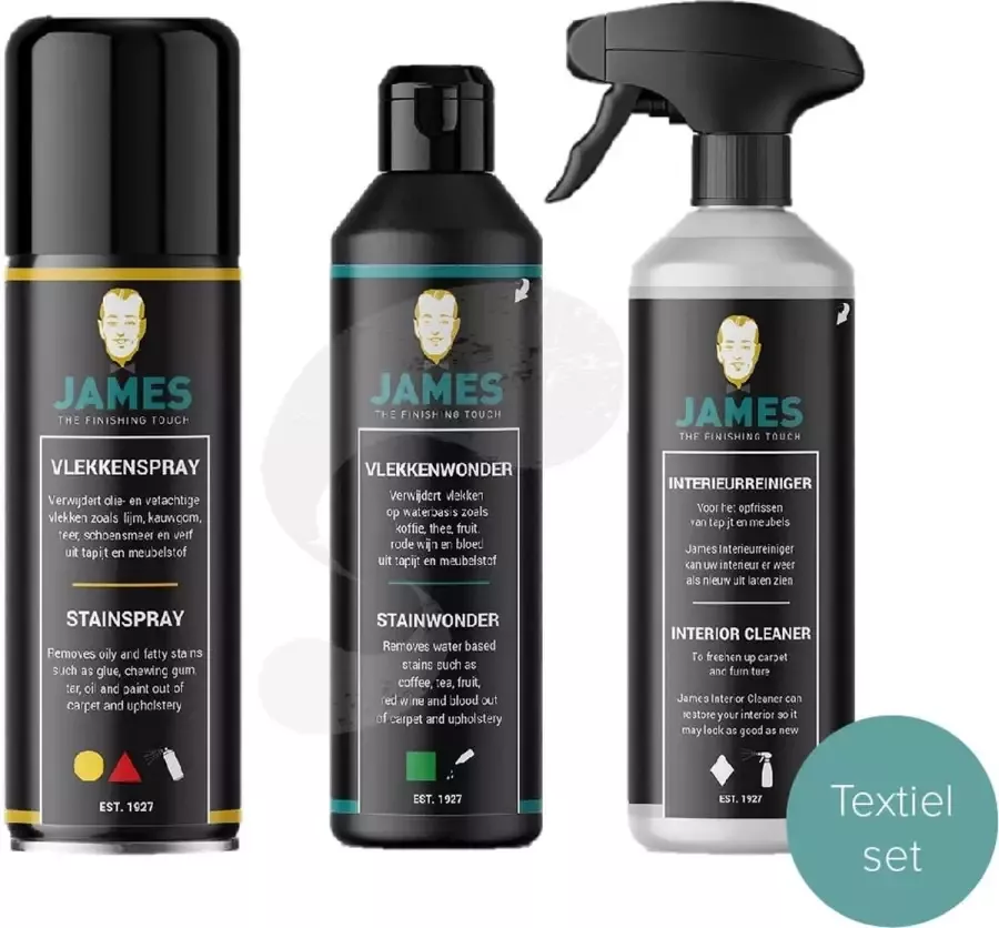 James textiel set Tapijt en Meubelstof Onderhoud en reinigen - Foto 3