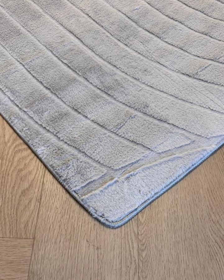 Japandi Cirra Vloerkleed Zilver 160 x 230 cm