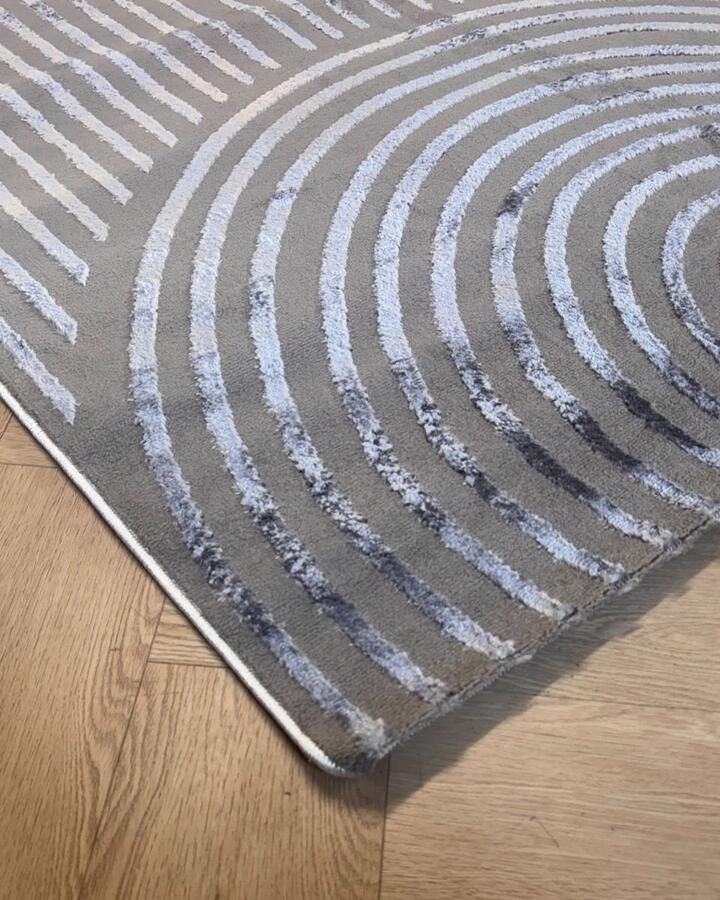 Japandi Shine Vloerkleed Grijs