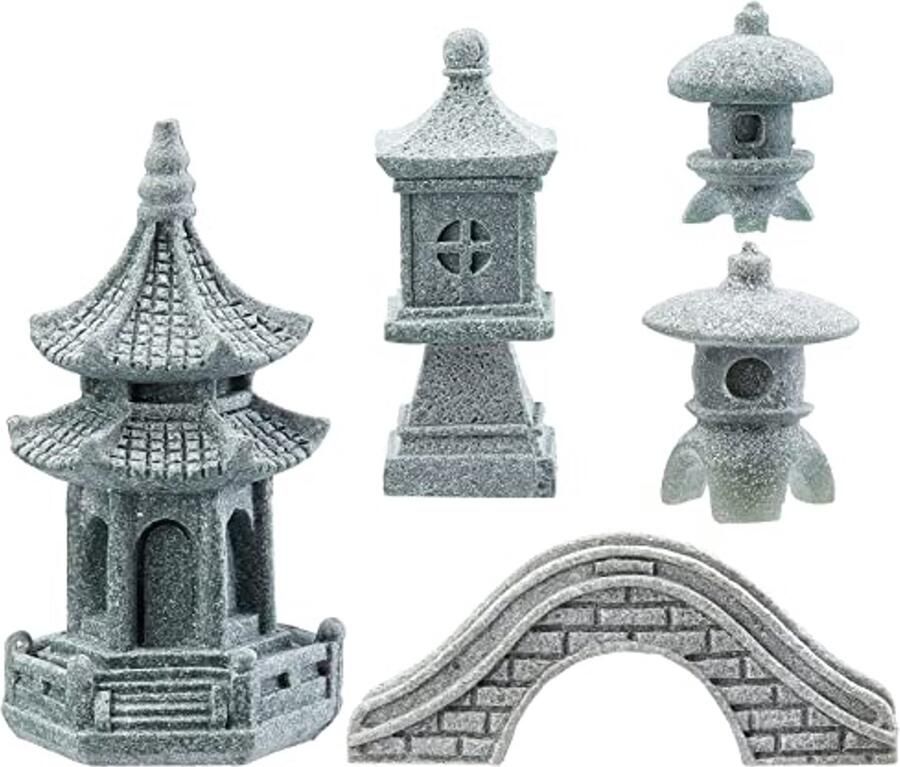 Japanse Pagode Lamp Lantaarn 5 Stijlen voor Tuin en Balkon Decoratie