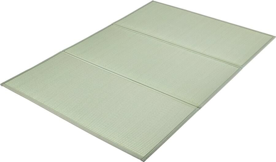 Japanse Tatami Mat King Size Opvouwbare Rieten Grasmatras Antislip Vloerfuton voor Slapen Meditatie en Yoga met Frisse Geur