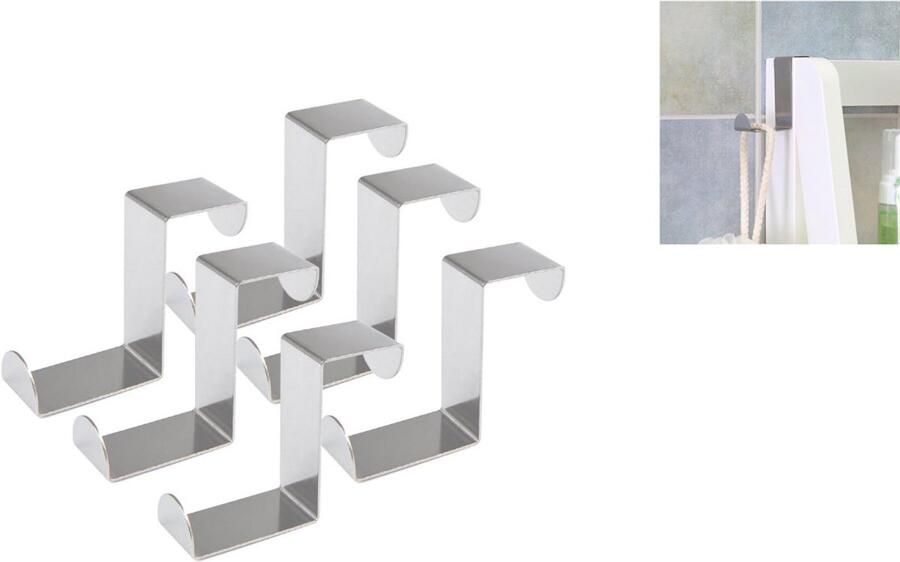 Jashaak Kapstokken Deurhaken over Deur Deurhaak Keukenkast Deur Kapstokhaken Ophanghaken Deurkapstok