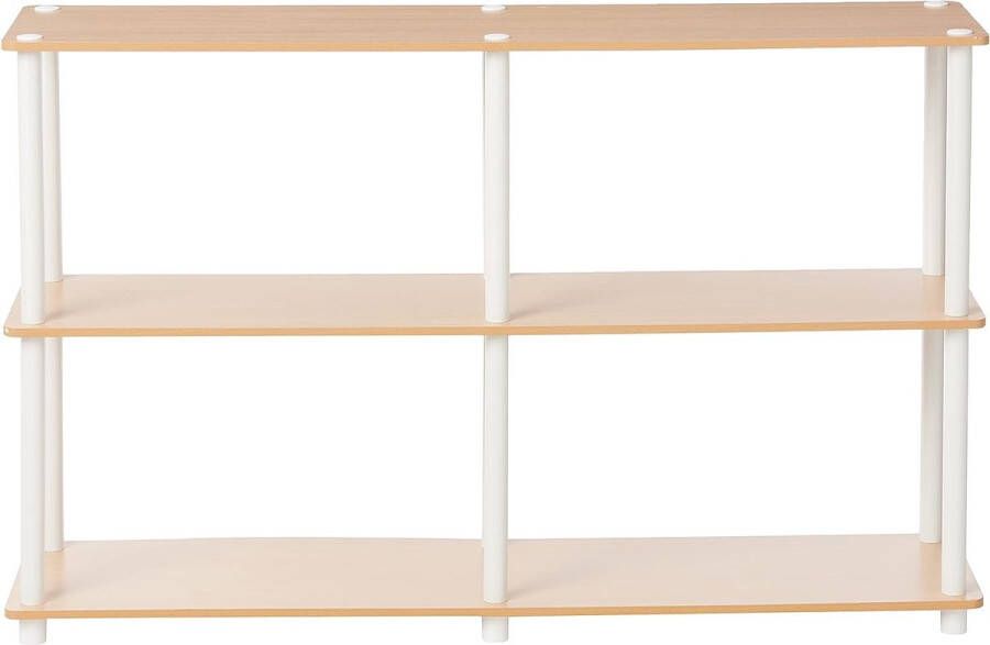 Jaya ovale bijzettafel hout Columbia walnoot zwart 1-pack