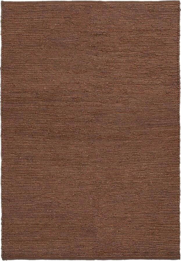 Jute Tapijt 140x200 cm Handgeweven Natuurlijk Vloerkleed voor Woonkamer en Kinderkamer