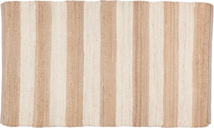 Jute Tapijt 60 x 120 cm Handgeweven Natuurlijk Vloerkleed voor Woonkamer Eetkamer Slaapkamer en Hal Duurzaam en Milieuvriendelijk