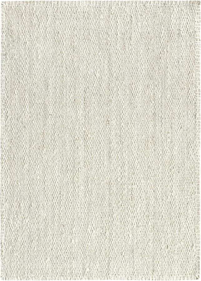 Jute Tapijt Handgeweven Ivoor Wit Vloerkleed voor Woonkamer Eetkamer en Slaapkamer (170 x 120 cm)