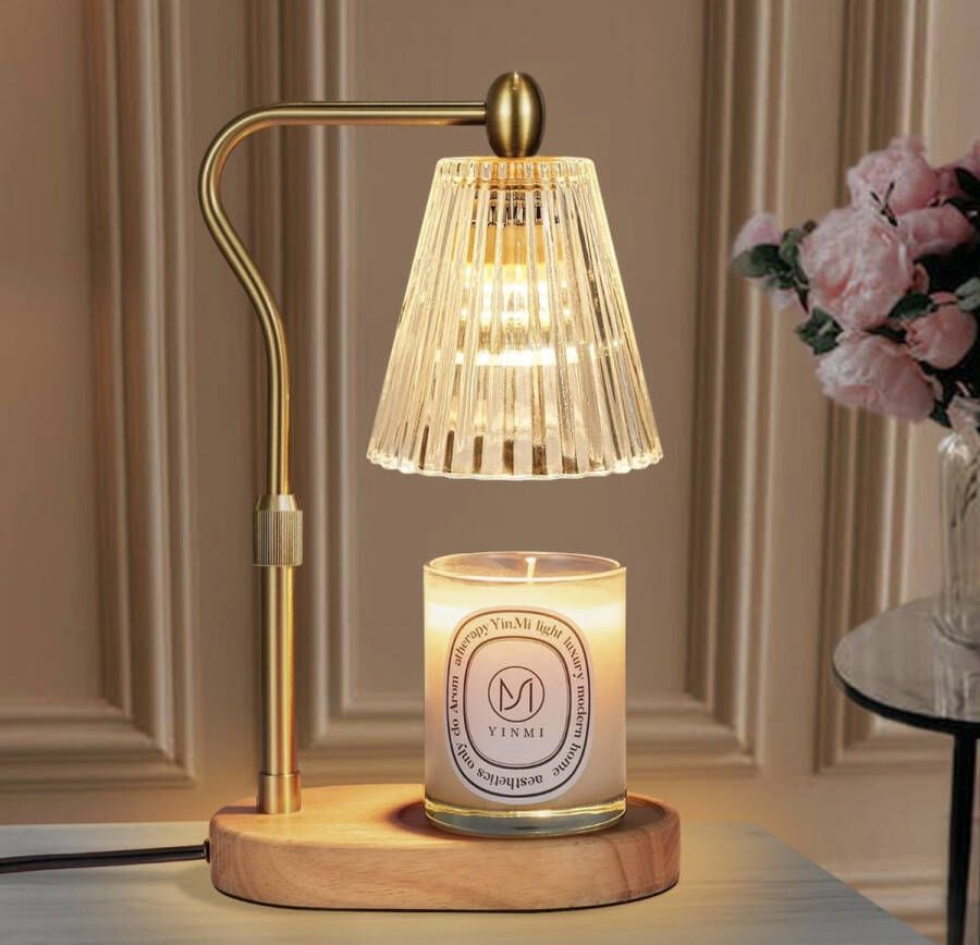 Kaars Warmer Lamp Candle Warmer Lamp met Timer en Dimmer Elektrische Kaarsverwarmer Lamp Vintage Kaarsverwarmer voor Huis Slaapkamer Bedrijfspanden Decoratie