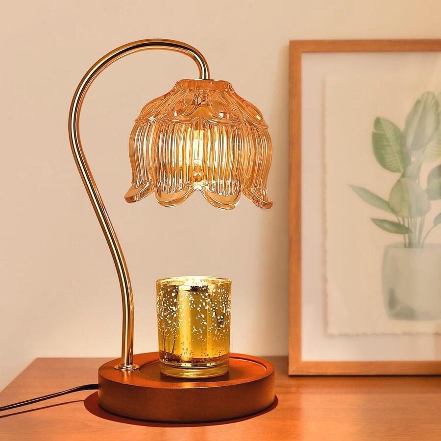 Kaars Warmer Lamp met Timer en Verstelbare Helderheid voor Woondecoratie
