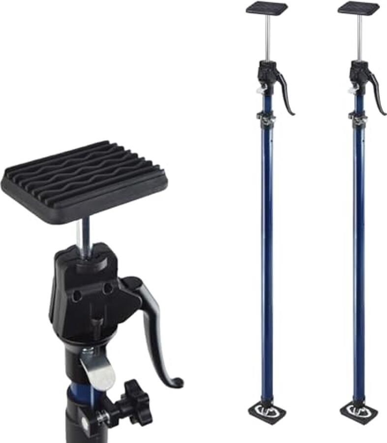 Kabinetkrikken voor het installeren van kasten Telescopische Steunstang voor Draagvermogen tot 155 LB 2 Stuks