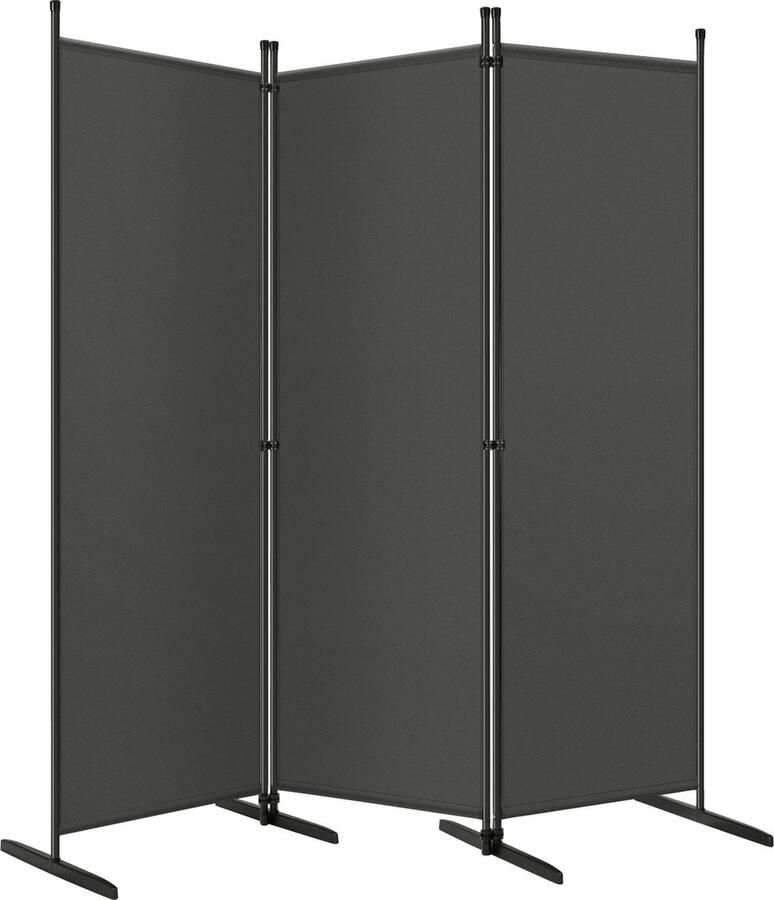 Whoopr Opvouwbare Scherm Kamer Scheidingswand met 3 Panelen Kamerscherm Vrijstaande Privacy Partitie voor Binnen Buitentuin Balkon Patio 167 x 177 cm
