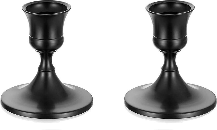Kandelaar Decoratieve Kaarshouders Zwart Kaarshouders Voor Kandelaars Taper Kaarsen Dinning Coffee Table Fireplace Mantel Home Decorations Stijl 2