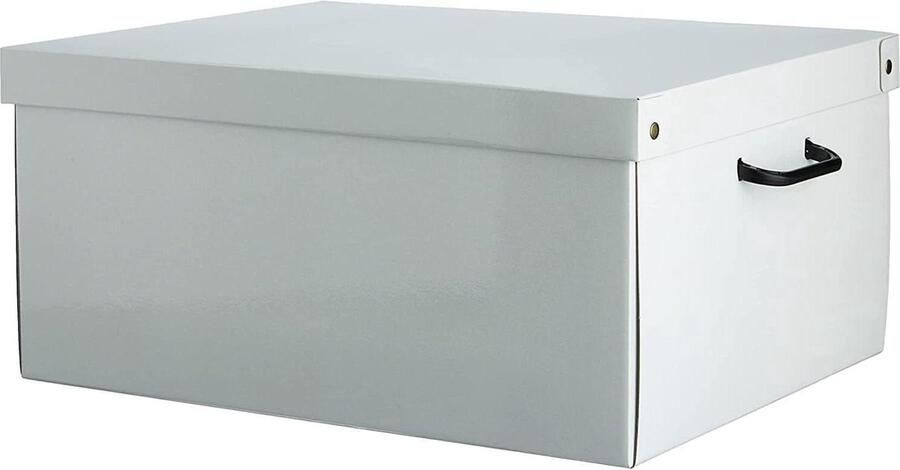 Kanguru BAULOTTO BIANCO Decoratieve Opbergdoos 1 stuk Wit Karton 50x40x25 cm