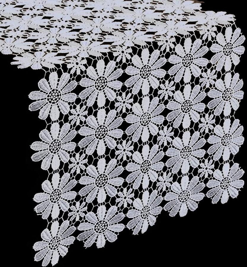 Kanten Tafelloper Hoogwaardig Polyester Unieke Decoratie