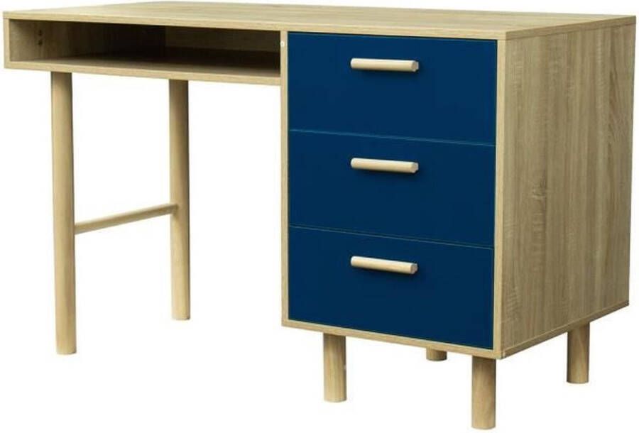 Merkloos Kantoor met handgrepen Blue Pine Wood Feet Lila - Foto 2