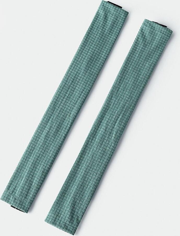 Kantoorstoel Armleuning Hoes 2 stuks Kantoorstoel Armleuning Hoezen Beschermers met Ritssluiting Rekbaar Waterbestendig Computerstoel Armleuning Hoezen voor Bureaustoelen donkere koffie - Foto 4