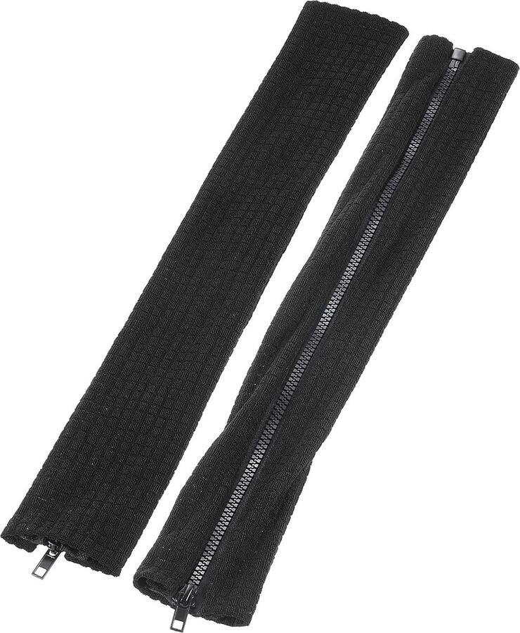 Kantoorstoel Armleuning Hoes 2 stuks Kantoorstoel Armleuning Hoezen Beschermers met Ritssluiting Rekbaar Waterbestendig Computerstoel Armleuning Hoezen voor Bureaustoelen donkere koffie - Foto 3