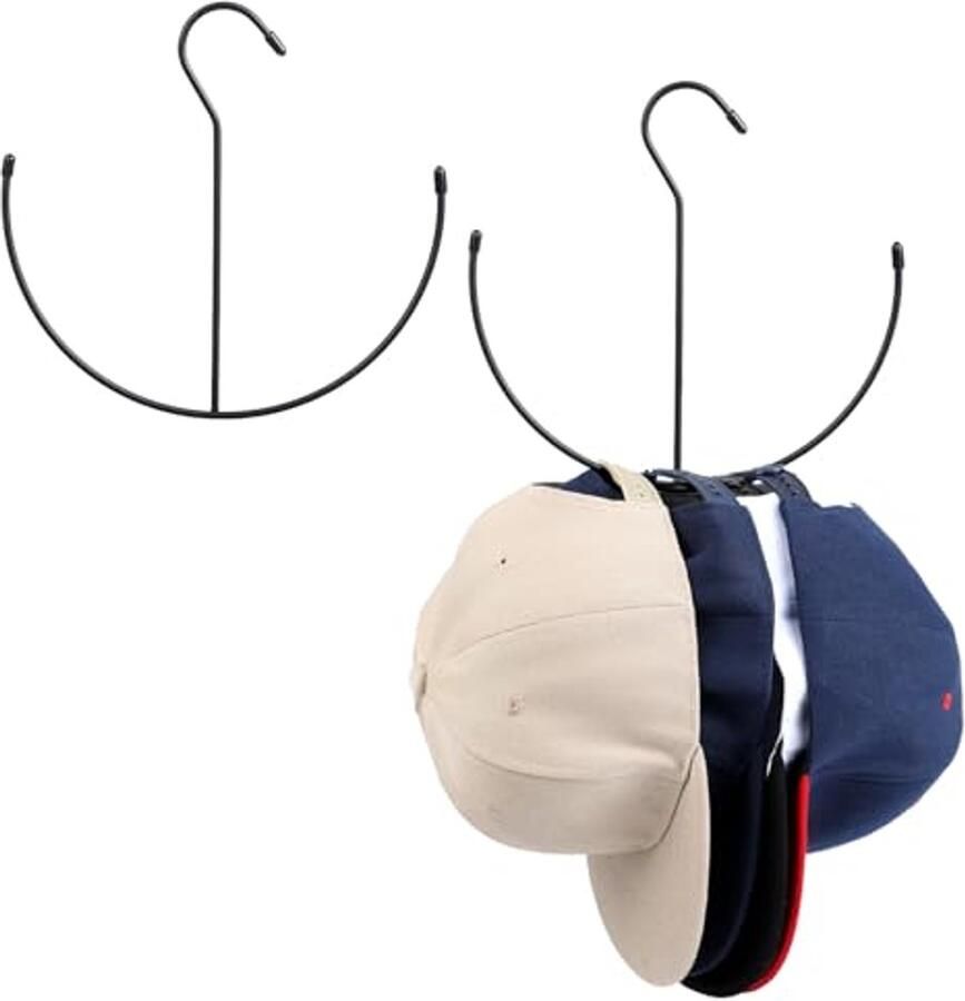 Kaphouders voor Hoeden en Caps 2 Stuks Pet Organizer en Mutsenstandaard