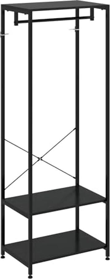 Kapstok 2-in-1 met schoenenopslag en planken Vrijstaand en stijlvol voor hal entree en slaapkamer