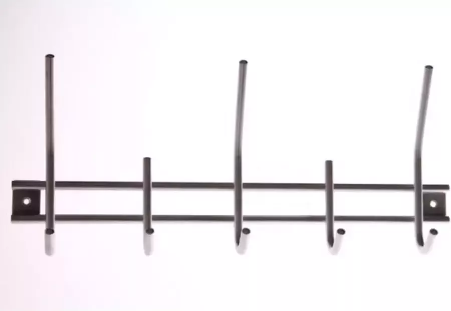 Kapstok 5 haaks afwisselend 360x160x50