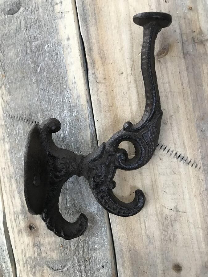 Kapstok als Antiek Kapstokhaak Garderobehaak haken 3 Haaks