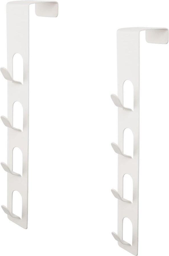 Kapstok Hangend Sterke Verticale 4 Lagen Witte Organizer Rack Hanger Opknoping Tassen Sjaal Hoed Jas Sleutels