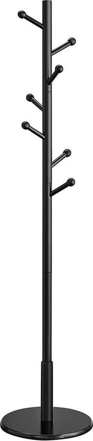 Rootz Living Rootz Kapstok Hoedenstandaard Rubberwood MDF Vrijstaand 38 cm x 175 cm 12 5 cm Haaklengte 3 kg 5 kg Max. draagvermogen 20 kg Totale capaciteit