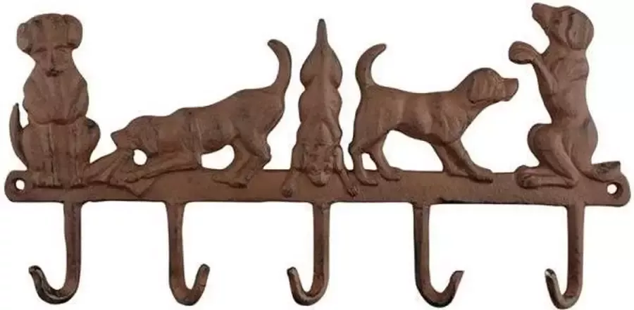 Esschert Design Hanger 5 honden gietijzer Default Title