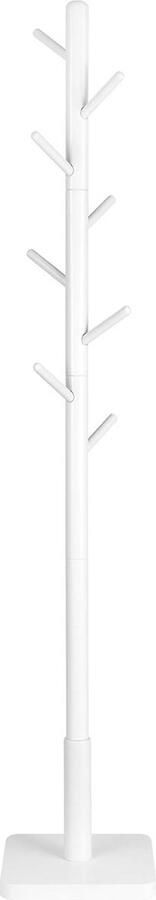 Kapstok – Houten kapstok – 8 Haken – Wit