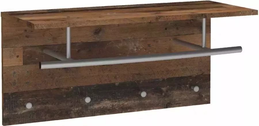 Kapstok Jens Vintage 4 haken Breedte 72 cm Diepte 29.3 cm Hoogte 34.5 cm