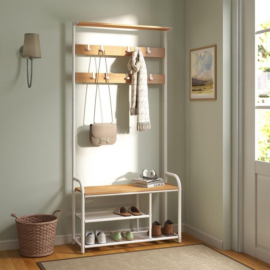 Kapstok kledingrek 9 haken