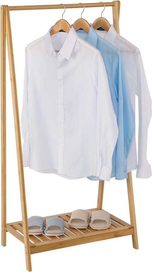Kapstok Kledingrek Schoenenrek Garderoberek Bamboe kledingrek Bamboe rek