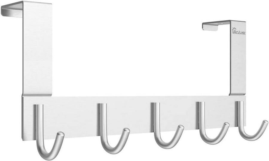 Kapstok met 5 haken Stijlvolle en praktische wandhaak voor elke entree
