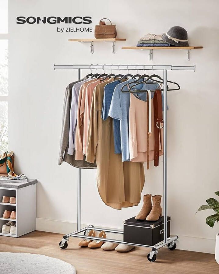 Kapstok met schoenenrek set clothes rack with shoe rack 45.4D x 132W x 160H centimetres