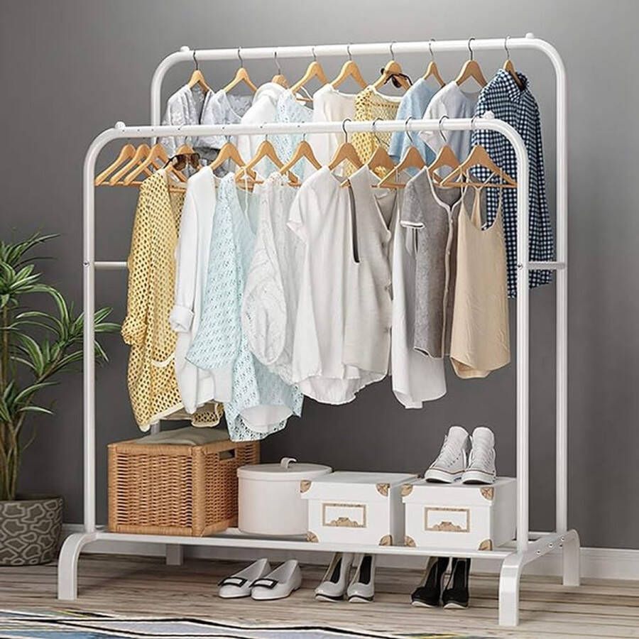 Kapstok met schoenenrek set clothes rack with shoe rack 55D x 110W x 144H centimetres