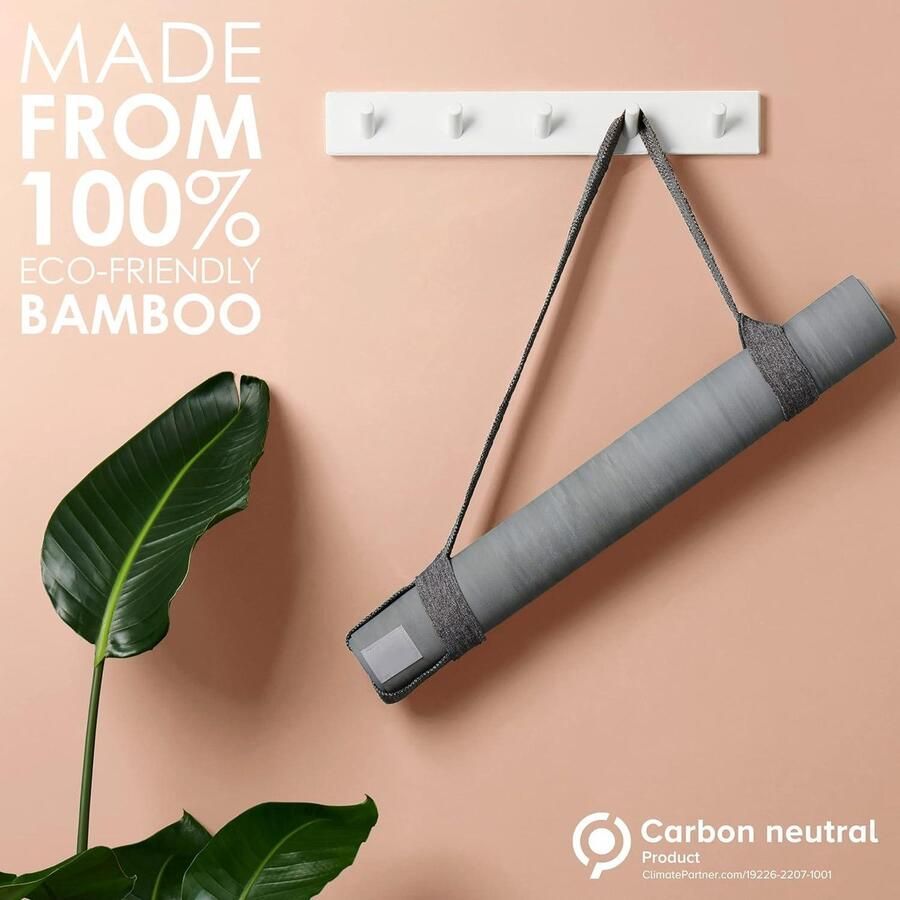 Kapstok Muur 2 st. Witte Wandkapstok met 5 Haken 43 cm hook coat rack wall mounted