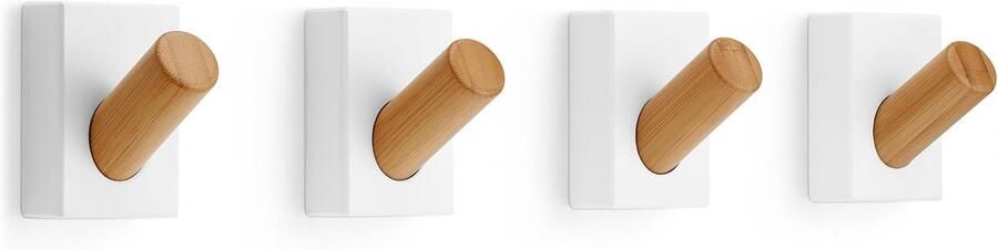 Kapstok Muur Haken (Set van 4) voor Wandbevestiging