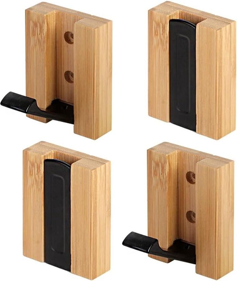 Kapstok Opvouwbare Muurhaken-Hout-Wandmontage-Kapstokken-Enkele Organizer Hook Rack-Kapstok Haken-Hangende Kleding Hoeden-Tassen-Sleutels-Tags: Kapstok Muurkapstok