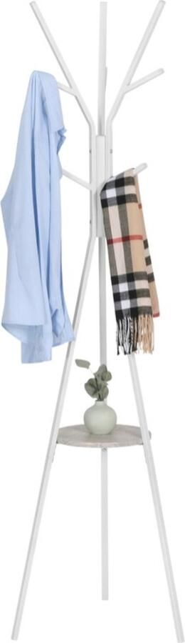 Bolt Edge Kapstok Staand Deluxe 9 Haken Met Plank Metaal Modern Ontwerp