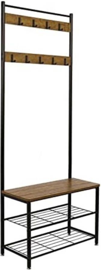 Kapstok Staand Met Schoenenrek Garderoberek Met Schoenenrek Garderoberek Industrieel Garderoberek Met Bank Kapstok Staand Modern
