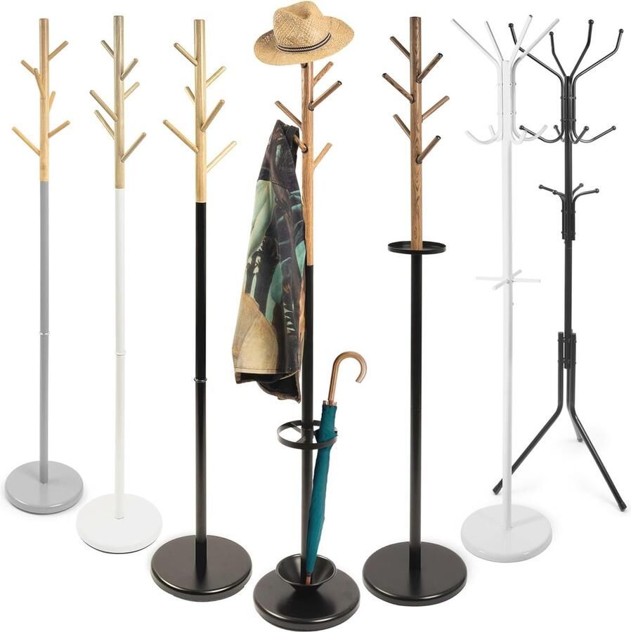 Stabiel Kledingrek met Schoenenrek en Haken Multifunctionele Kapstok voor Thuis