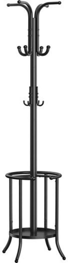 Kapstok Vrijstaand Parapluhouder Zwart